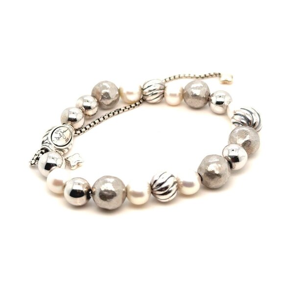 D.Y. 925 Elements Beads Pearl Bolo Bracelet - Picture 2 of 8